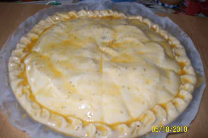 Tourte aux fruits poires pommes
