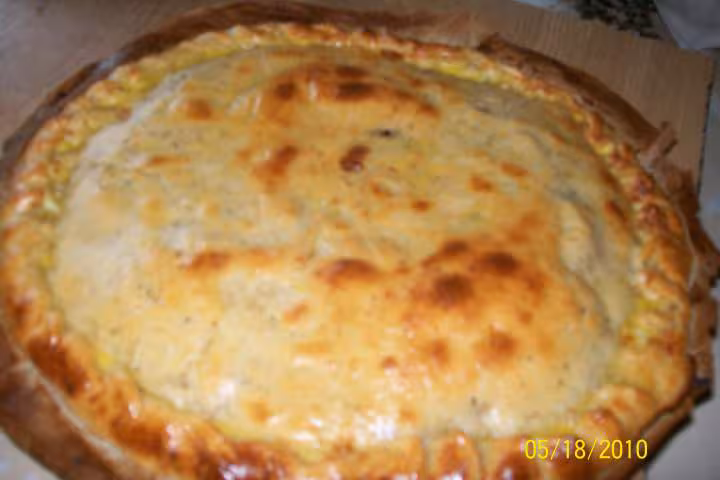 Tourte aux fruits poires pommes