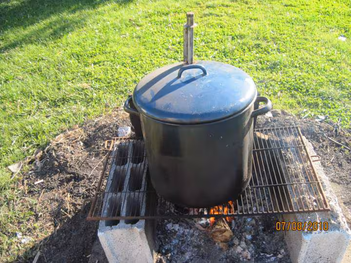 Toutes mes sterilisations faites au jardin feu de bois