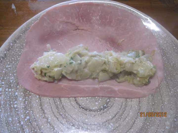 Tranches de jambon aux d endives cuisinees