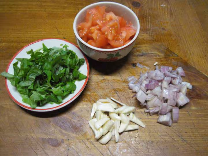 Tranches de poulet aux champignons et basilic