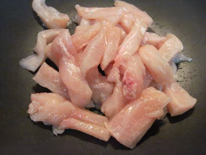 Tranches de poulet aux champignons et basilic