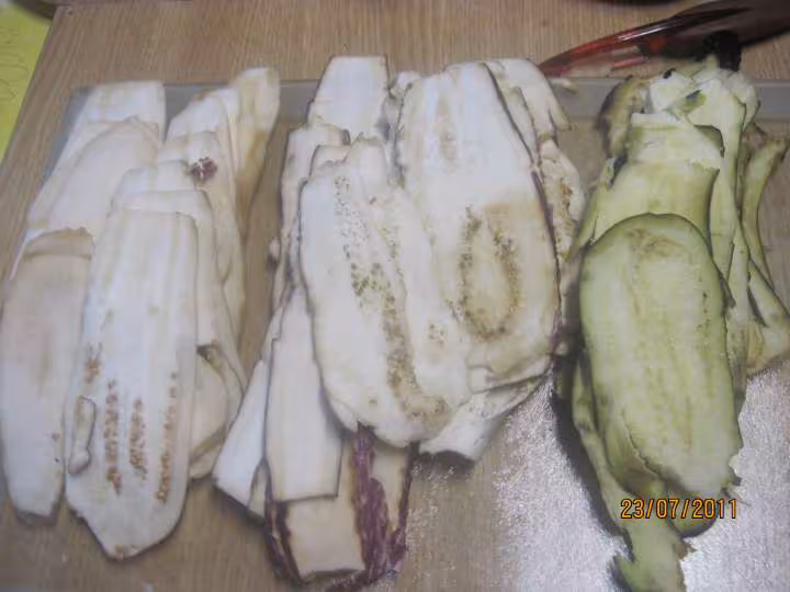 Trio d aubergines aux pois chiches