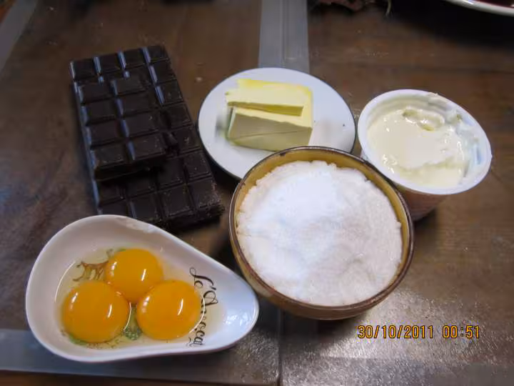 Truffes au chocolat noir
