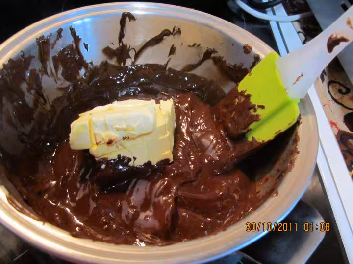 Truffes au chocolat noir