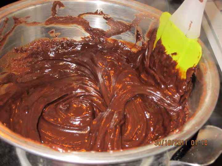 Truffes au chocolat noir