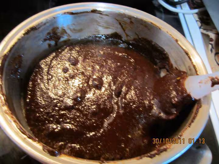 Truffes au chocolat noir