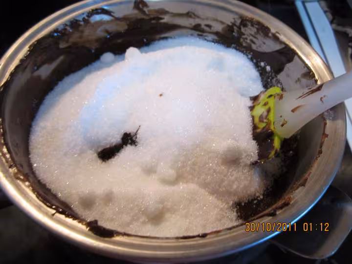 Truffes au chocolat noir