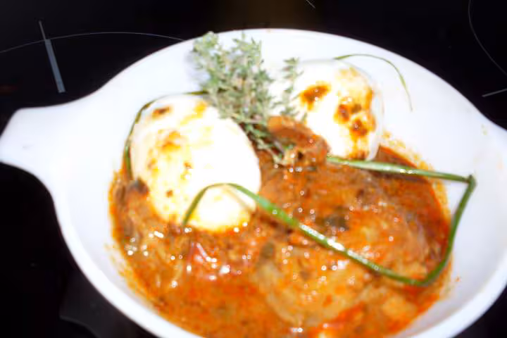 Un reste de sauce au curry 1 2 coeur de celeri