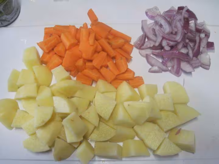 Une poelee de legumes cuisinee