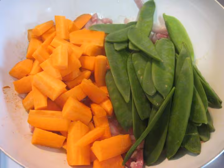 Une poelee de legumes cuisinee