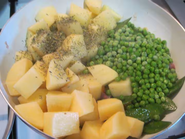 Une poelee de legumes cuisinee