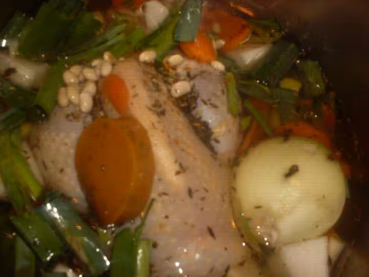 Une potee de poule