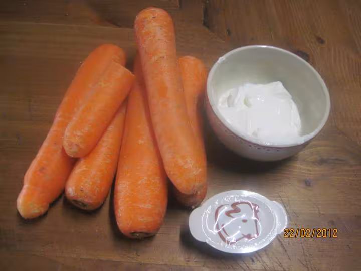 Veloute de carottes a la creme fraiche