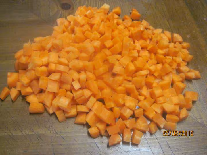 Veloute de carottes a la creme fraiche