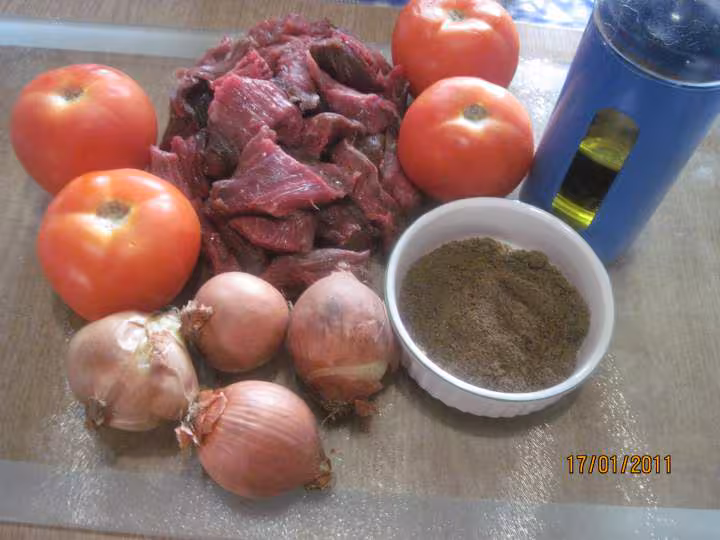 Viande a bouguignon au massale