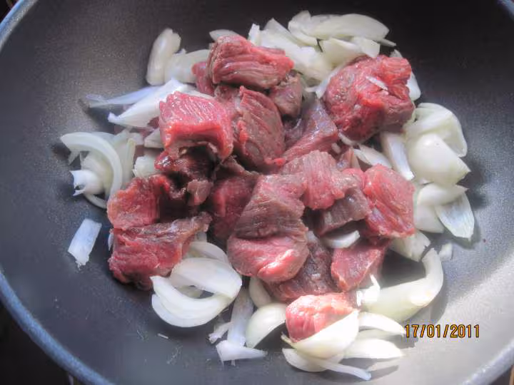 Viande a bouguignon au massale