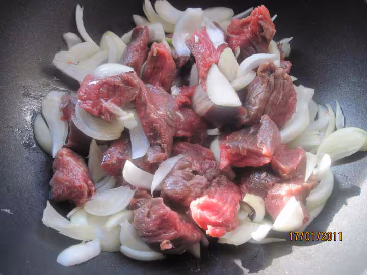 Viande a bouguignon au massale