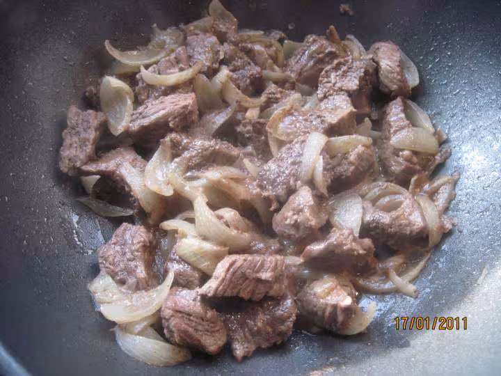 Viande a bouguignon au massale