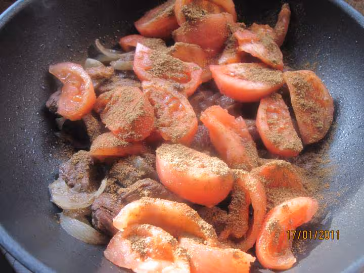 Viande a bouguignon au massale