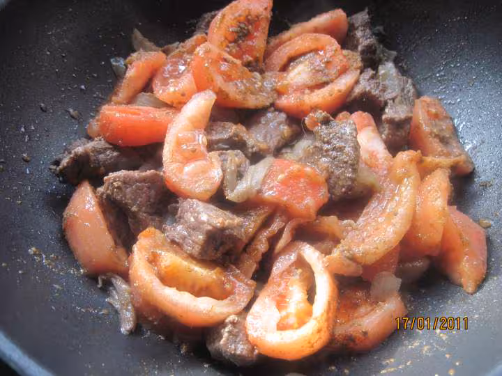 Viande a bouguignon au massale