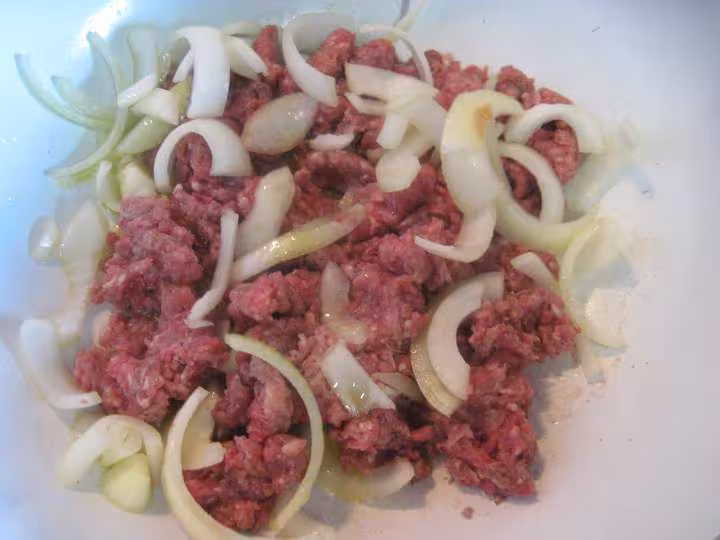 Viande de boeuf aux legumes de ratatouille