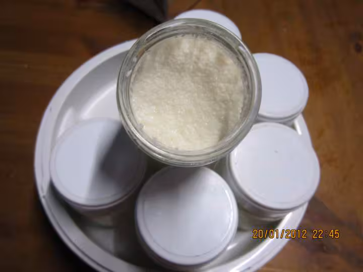 Yaourts a la noix de coco
