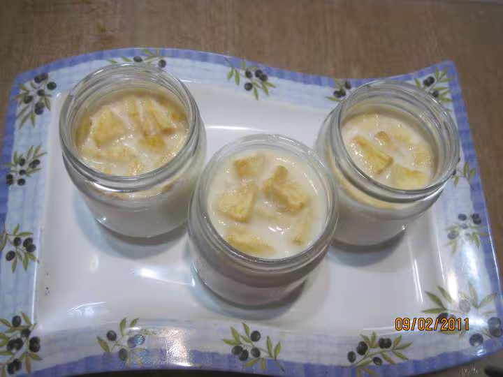 Yaourts aux des de pommes