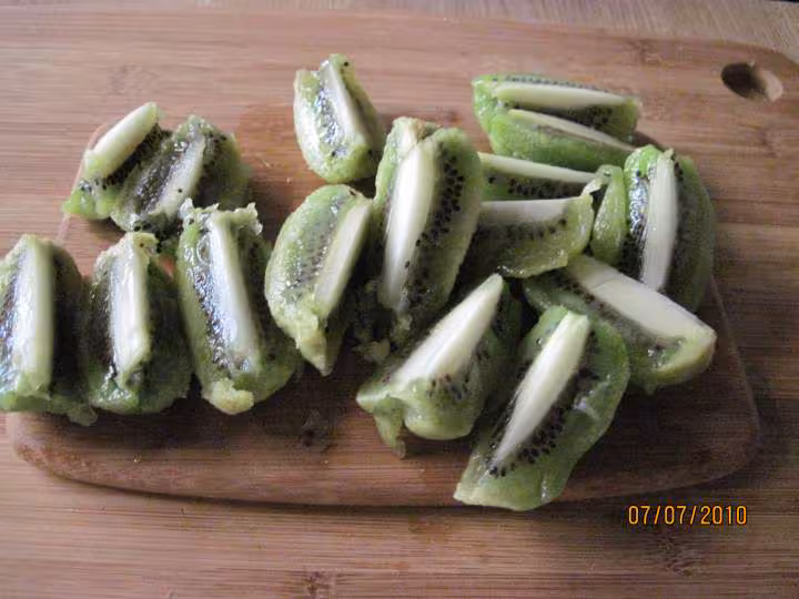 Yaourts aux kiwis verts