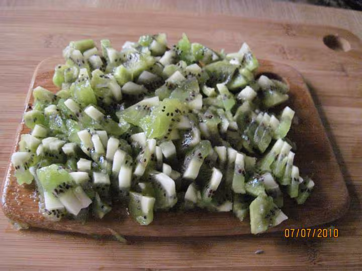 Yaourts aux kiwis verts
