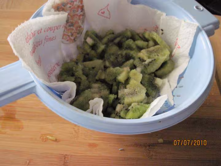 Yaourts aux kiwis verts