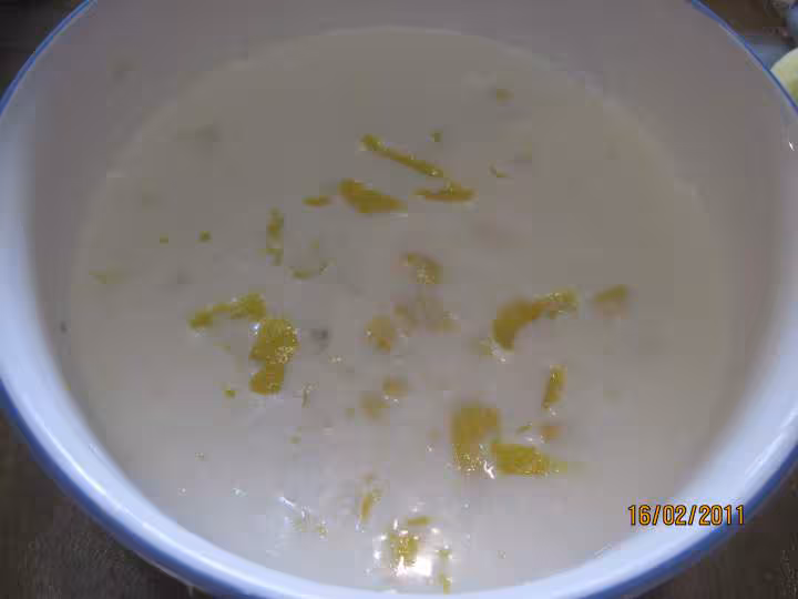 Yaourts aux zestes de citrons