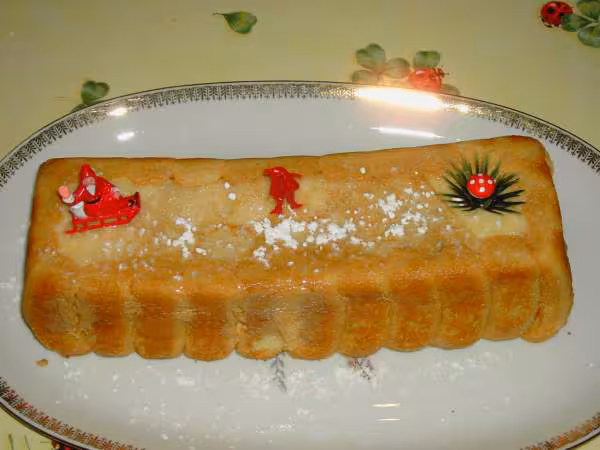 Buche poire caramel