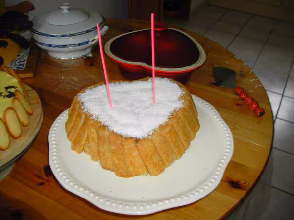 Charlotte a la noix de coco