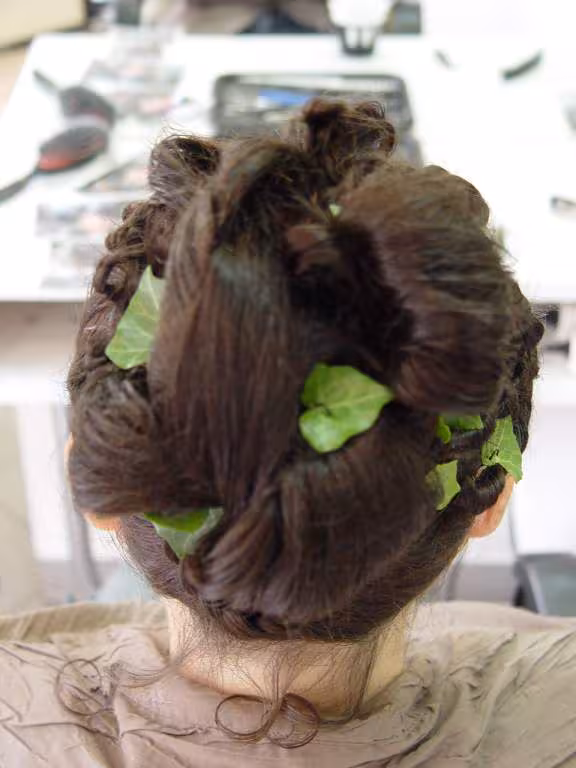 Chignon lierre