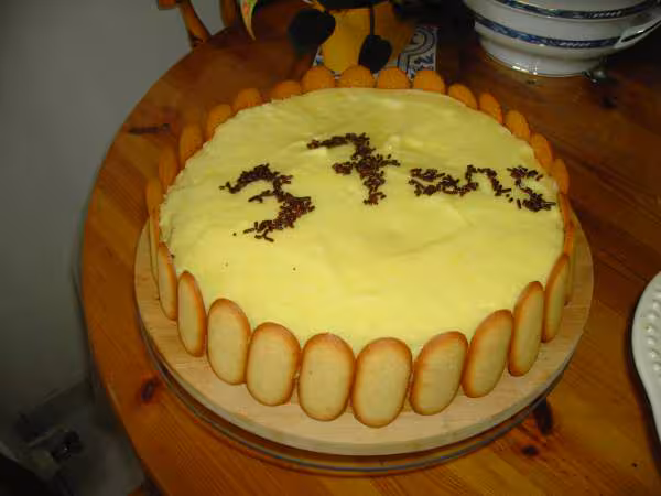 Gateau a la mousse de citron