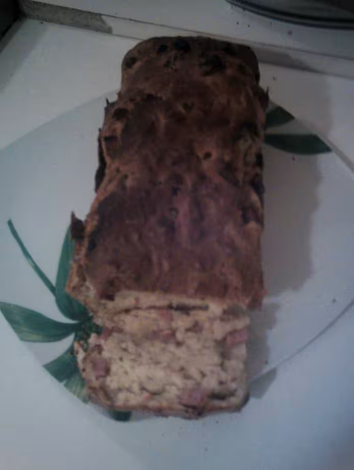 Cake jambon olive