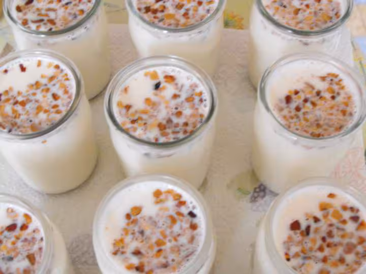 Yaourt a la confiture de lait