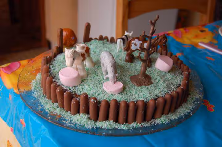 Gateau americain decore