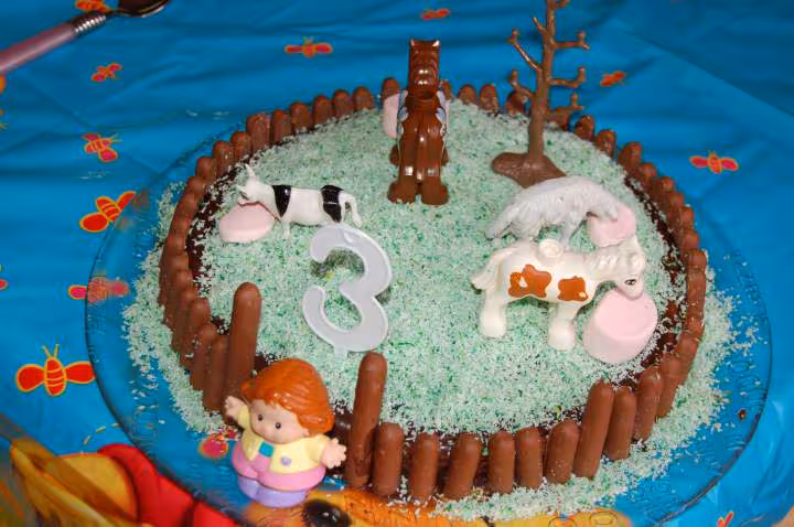 Gateau americain decore