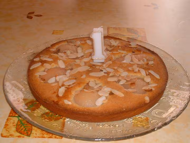 Gateau poire amade de doudouce