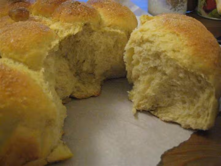 Brioche tatizaza apres cuisson la mie