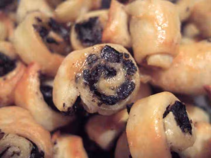 Roules feuilletes au beurre d olive