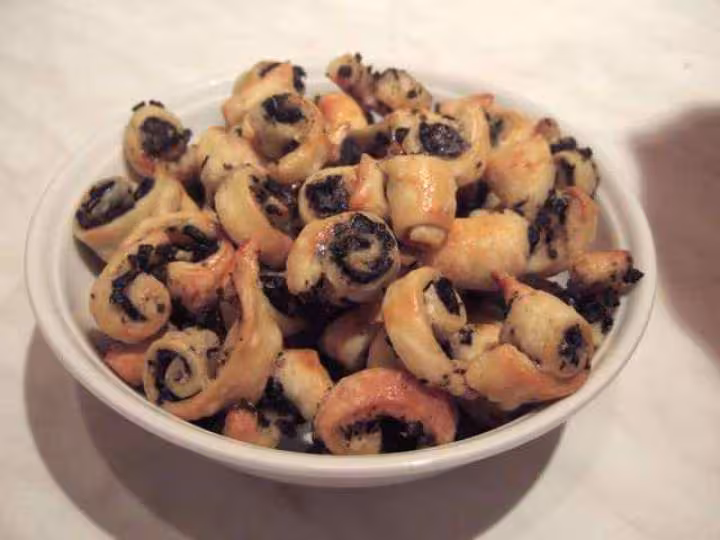 Roules feuilletes au beurre d olive