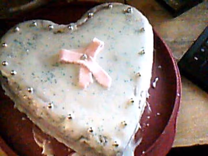 Coeur glacage royal