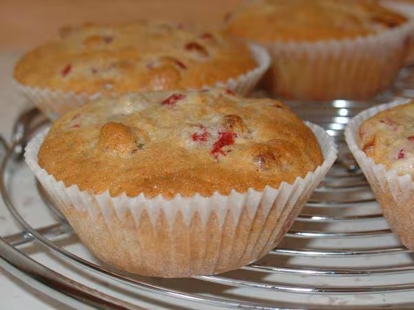 Muffins aux fruits rouges