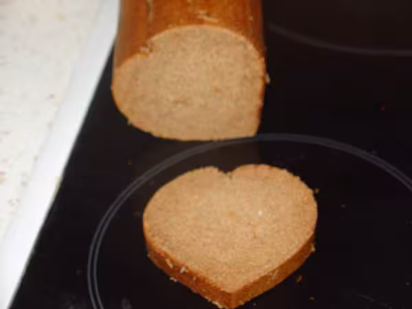 Pain d epice en forme de coeur