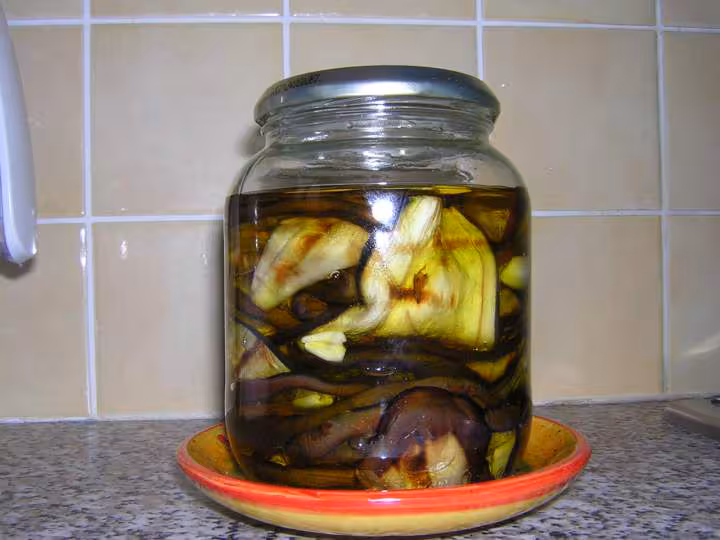 Conserve d aubergines