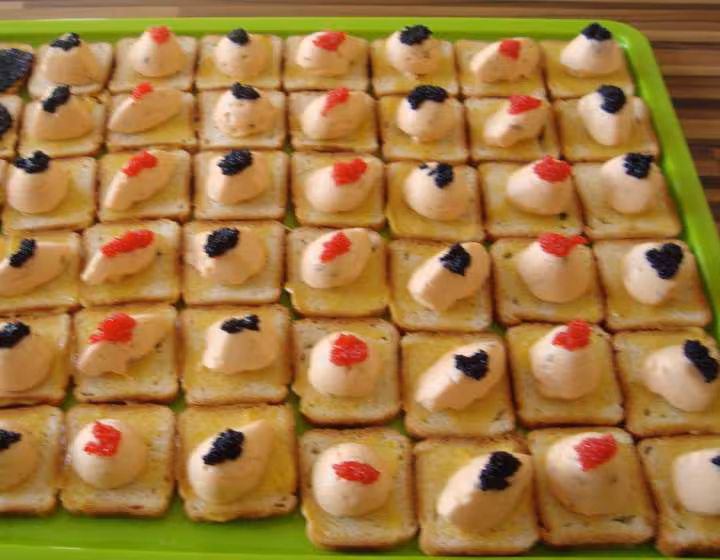 Bouchees au saumon