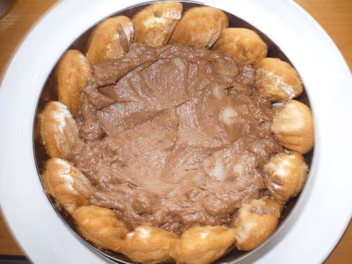 Charlotte chocolat poires